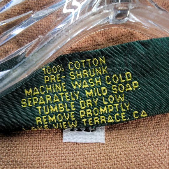 Vintage Cotton Palm Beige Cotton Tie Dye Button Down Collared Rare Casual Shirt - Picture 13 of 15